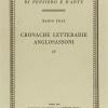 Cronache Letterarie Anglosassoni. Vol. 4