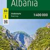 Albania-kosovo-montenegro 1:400 000