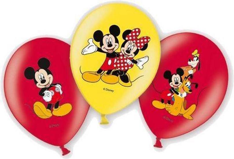 Amscan: Disney - Micky Mouse Club House Luftballons - 6Er Pack