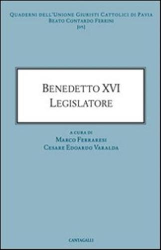 Benedetto Xvi Legislatore