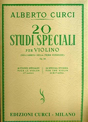 20 Studi Speciali Per Violino (nell'ambito Della Prima Posizione) Op. 24