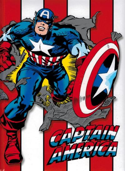 Diario Captain America (righe bianche-rosse)