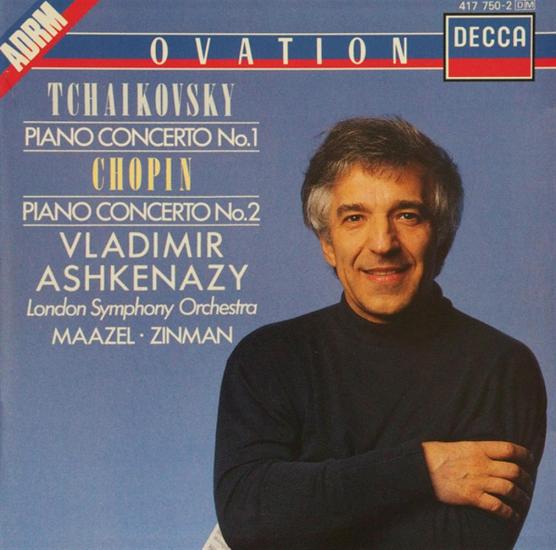 Vladimir Ashkenazy: Plays Tchaikovsky & Chopin Piano Concertos