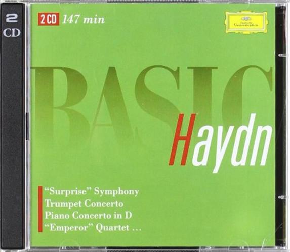 Basic Haydn (surprise Sym., Trumpet Conc.,piano Conc.in D, Emperor Quartet, Military Sym.