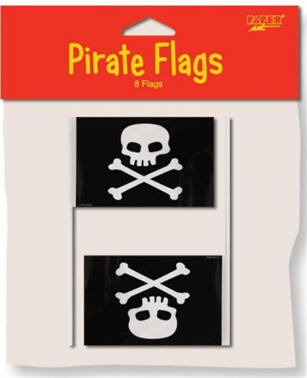 Fvr Flags 6/8Ct Pl Pirate