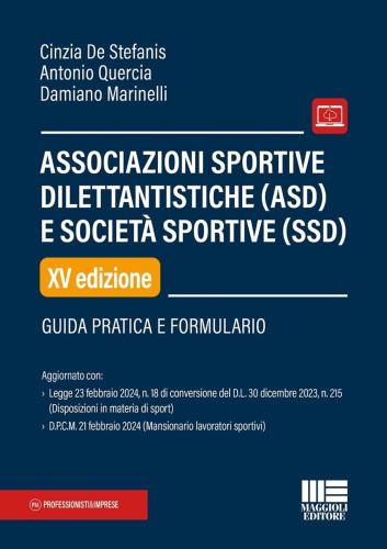 Associazioni Sportive Dilettantistiche (asd) E Societ Sportive (ssd)