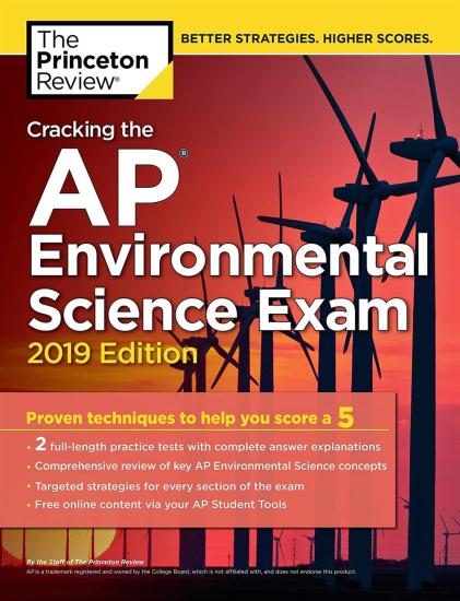 Cracking The Ap Environmental Science Exam : 2019 Edition [Edizione: Regno Unito]