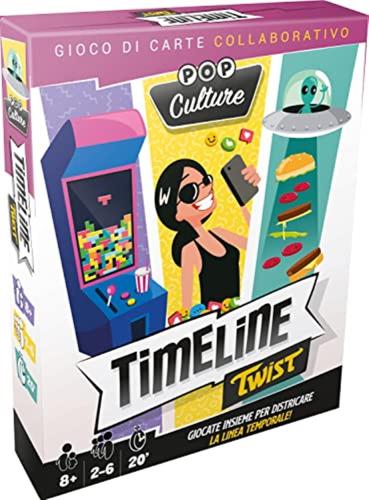 Timeline Twist: Pop Culture - Gioco Da Tavolo, 2-6 Giocatori, 8+ Anni, Edizione In Italiano