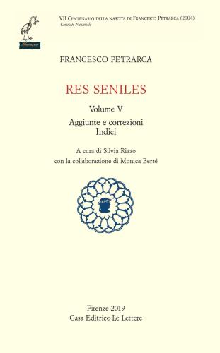 Res Seniles. Vol. 5
