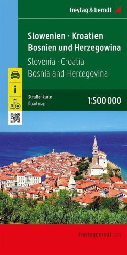 Slowenien-kroatien-bosnien-herzegowina 1:500 000 2024