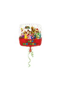 Folieballon Super Mario Bros Happy Birth