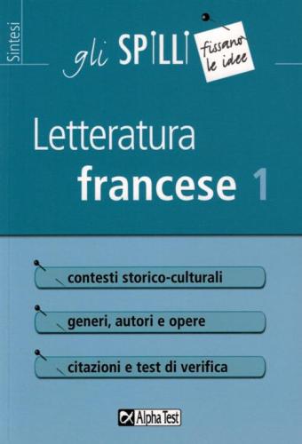 Letteratura Francese. Vol. 1