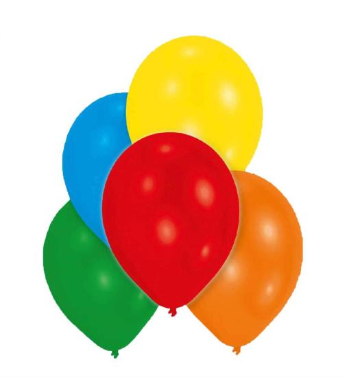 Amscan: 10 Latex Balloons Standard Assorted 27,5 Cm/1