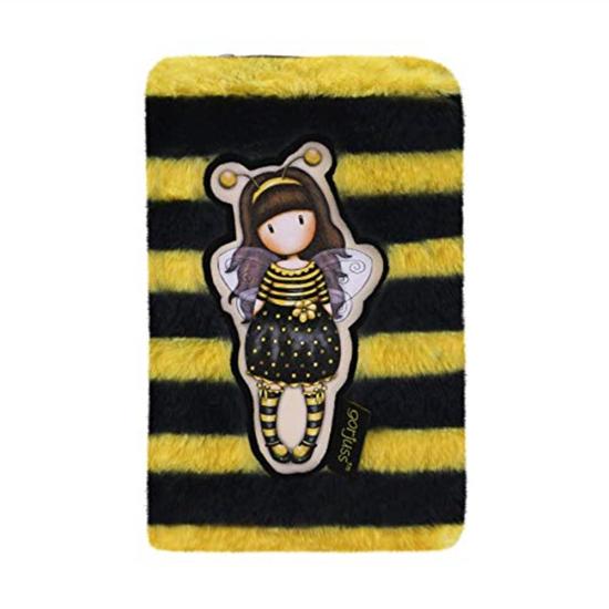 Borsellino Gorjuss Furry Wallet Bee-Loved (Just Bee-Cause)