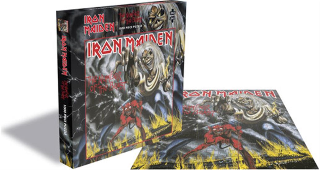 Iron Maiden: Number Of The Beast (1000 Piece Jigsaw Puzzle)