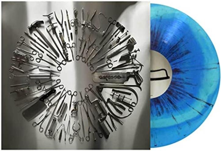 Surgical Steel (blue Swirl/red Splatter Vinyl)