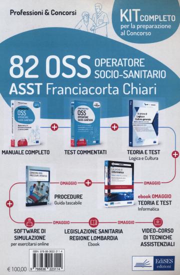 Kit concorso 82 OSS ASST Franciacorta Chiari. Con e-book. Con software di simulazione. Con videocorso