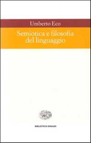 Semiotica E Filosofia Del Linguaggio