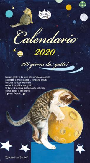 Il gatto e la luna. Calendario medio 2020