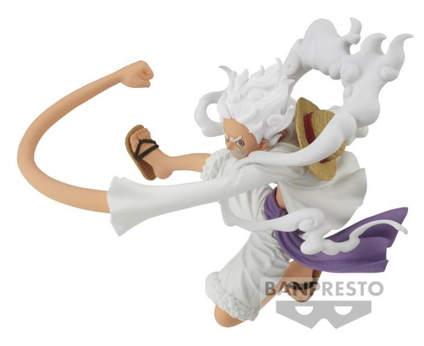 Banpresto Figura D'azione Monkey D. Luffy Gear5 One Piece - Battle Record Collection 13 Cm Bp88811p Multicolore