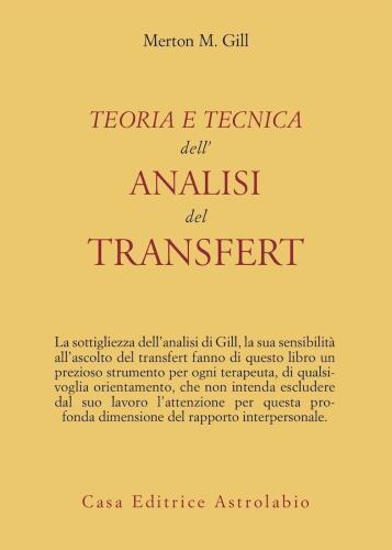 Teoria E Tecnica Dell'analisi Del Transfert