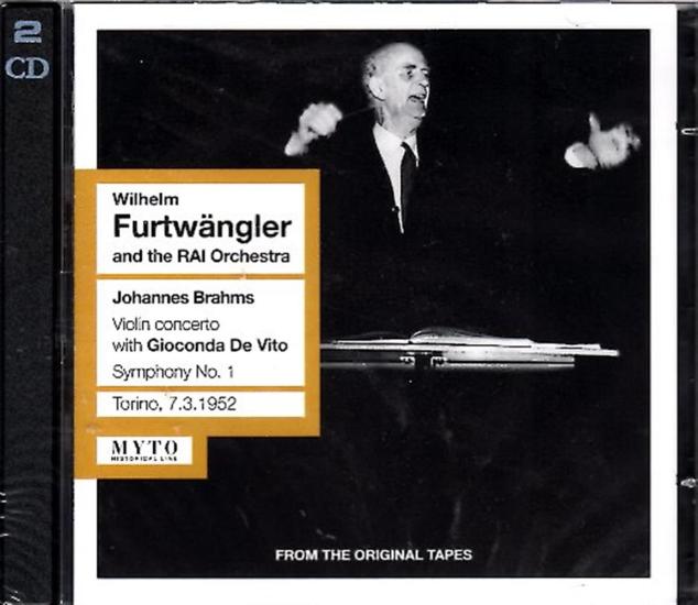 Violin Concerto, Symphony No.1 - Furtwangler (2 Cd)
