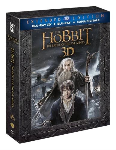 Hobbit (the) - La Battaglia Delle 5 Armate (3d Extended Edition Steelbook) (5 Blu-ray)