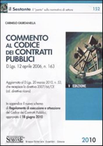 Commento Al Codice Dei Contratti Pubblici