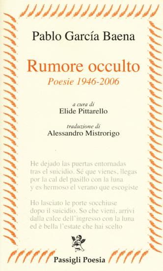 Rumore occulto. Poesie 1946-2006