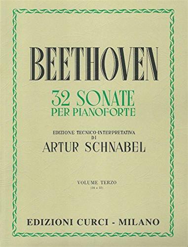 32 Sonate. Sonate 24-32. Per Pianoforte. Spartito. Vol. 3