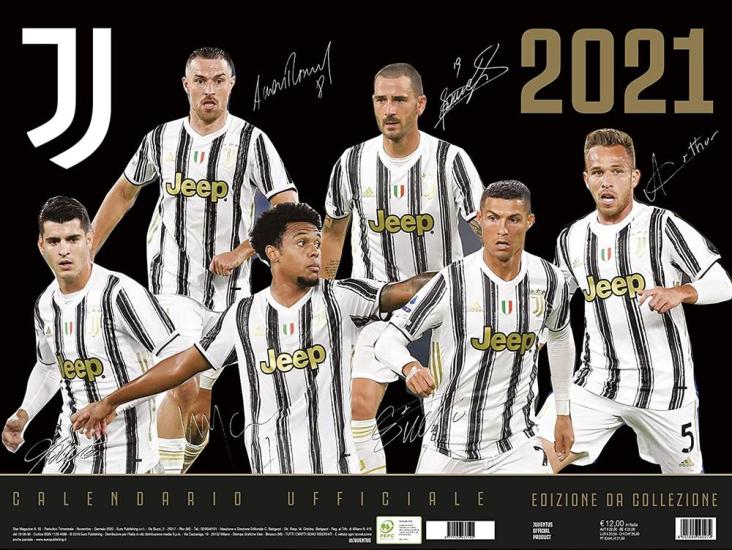 Juventus. Calendario orizzontale 2021
