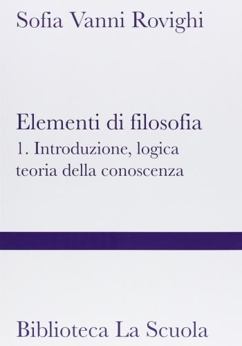 Elementi Di Filosofia. Vol. 1