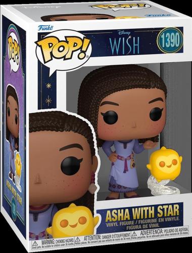 Disney: Funko Pop! & Buddy - Wish - Asha With Star (vinyl Figure 1390)