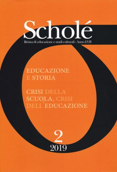 Schol. Rivista di educazione e studi culturali (2019). Vol. 2