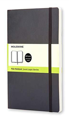 Moleskine Notebook Classic Copertina Morbida - Quaderno A Pagine Bianche, Large, Nero