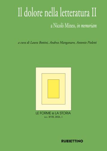 Le Forme E La Storia (2024). Vol. 1