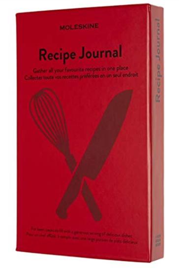 Moleskine Recipe Journal, Notebook a Tema - Taccuino con Copertina Rigida per Raccogliere ed Organizzare le Tue Ricette, Dimensione Large 13 x 21 cm, 400 Pagine