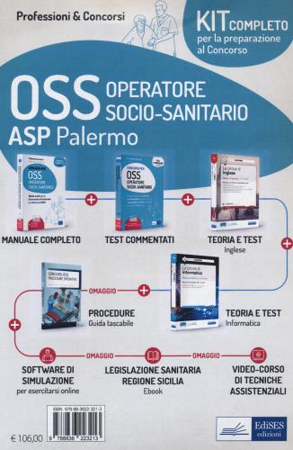 Kit Concorso Oss Asp Palermo. Con E-book. Con Software Di Simulazione. Con Videocorso