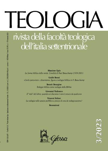 Teologia. Rivista Della Facolt Teologica Dell'italia Settentrionale (2023). Vol. 3