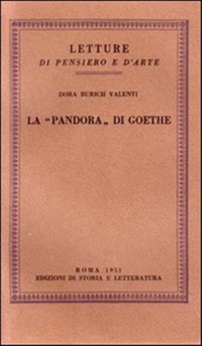 La pandora Do Goethe