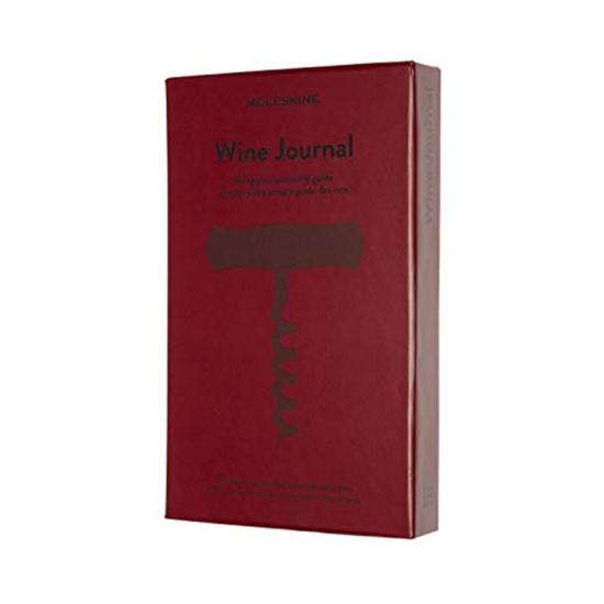 Moleskine Wine Journal, Notebook a Tema - Taccuino con Copertina Rigida per Raccogliere ed Organizzare i Tuoi Vini, Dimensione Large 13 x 21 cm, 400 Pagine