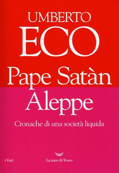 Pape Satn Aleppe. Cronache di una societ liquida