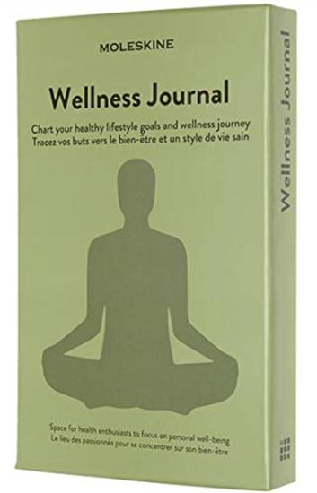 Moleskine Wellness Journal, Notebook a Tema - Taccuino con Copertina Rigida per Tracciare i Tuoi Obiettivi di Salute e Fitness, Dimensione Large 13 x 21 cm, 400 Pagine