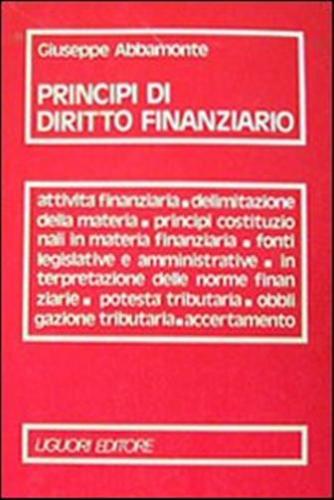 Principi Di Diritto Finanziario