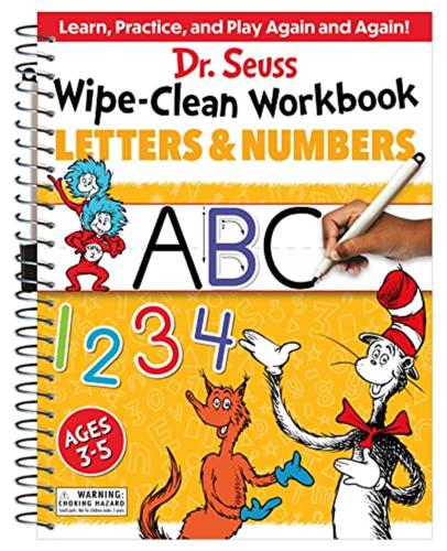 Dr. Seuss Wipe-clean Workbook: Letters And Numbers: Activity Workbook For Ages 3-5