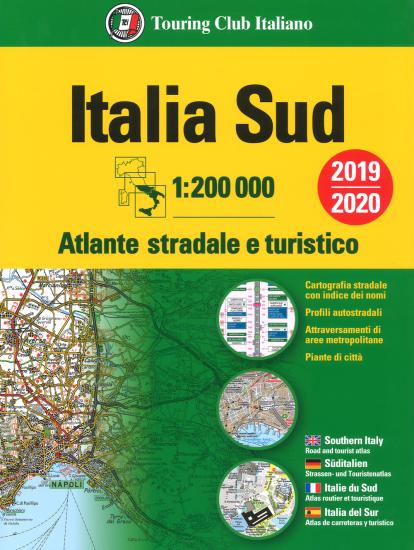 Atlante stradale Italia Sud 1:200.000. Ediz. multilingue