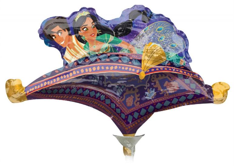 Palloncino Aladdin Mini Forma 36 cm, Multicolore
