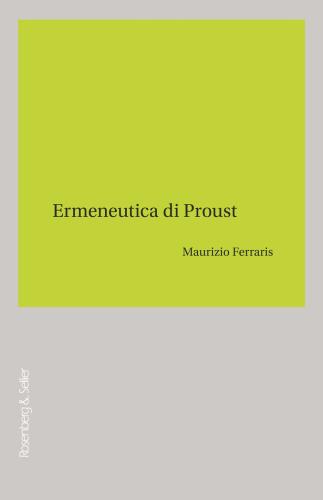 Ermeneutica Di Proust