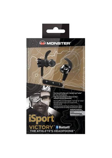 Monster: Isport Victory Bluetooth Wireless Headphones Black (Auricolari)