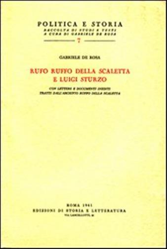 Rufo Ruffo della Scaletta e Luigi Sturzo